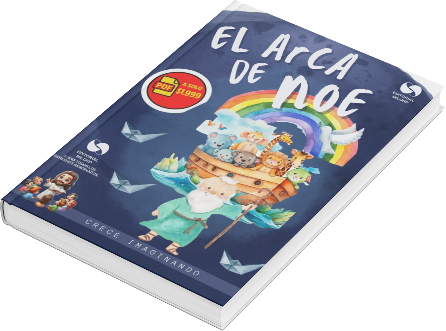 El Arca De Noe Vol 1 Libro Para Colorear y Aprender